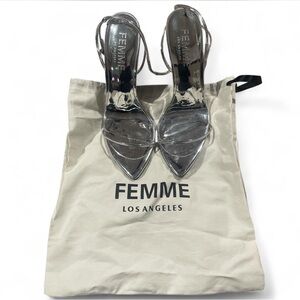 FEMME Los Angeles Silver Heels